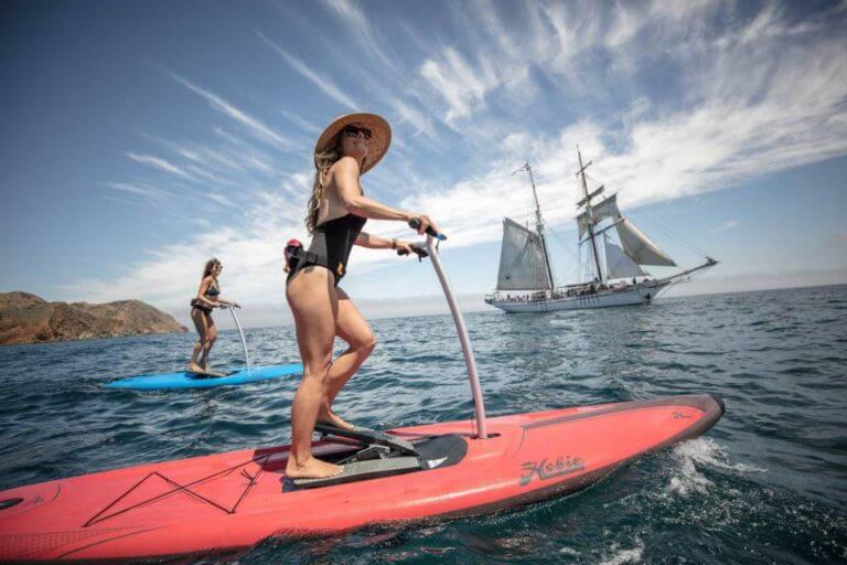 MIRAGE ECLIPSE SUP-BIKE, LABĀKĀ IDEJA BRĪVDIENĀM UZ ŪDENS